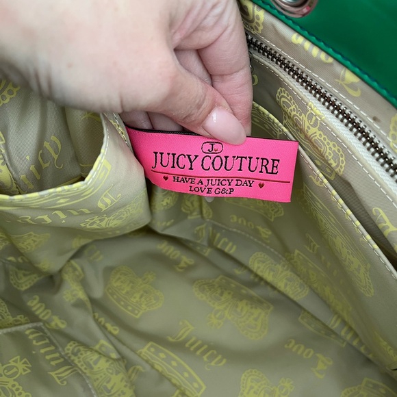 Auth VTG Y2K JUICY COUTURE Enfant De Juicy Terry Cloth Diaper Bag - Picture 13 of 14